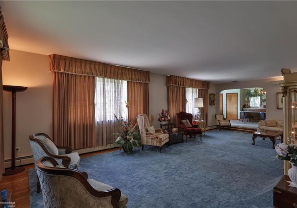 Formal Living Room; beautiful hardwood floors