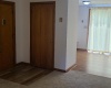 Guest house entry, hall closet, living area, dining area