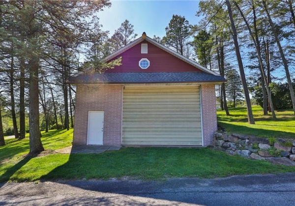 RV garage- 43'x27' with 12' door and 13' ceiling