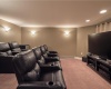 basement media room