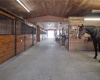 15 stall center aisle barn