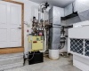 Highly efficient oil boiler for powering then radiant heating system (H20)