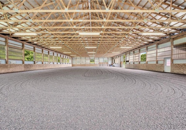 Indoor ring 72x144 sand/rubber/fiber footing