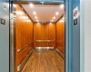 Freight elevator interior