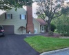 2 car garage, paved parking space