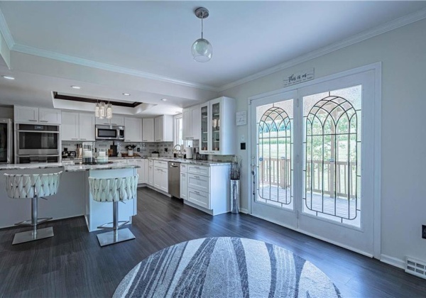 Renovated Kitchen with L Shaped Island