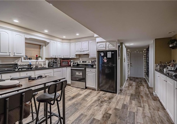 Full Kitchen in Lower Level Apartment