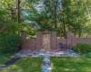 Quaint Patio featuring a fountain