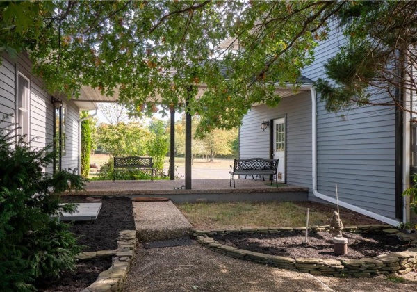 breezeway leads to garage & in-law suite