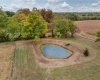 pond in rear of property