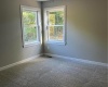 Third bedroom overlooking the backyard