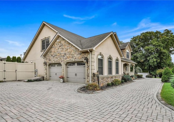 Gorgeous paver driveway.