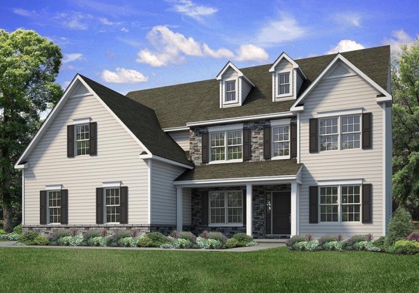 Rendering of preselected exterior colors