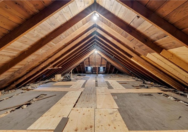 Unfinished Walk-Up Attic