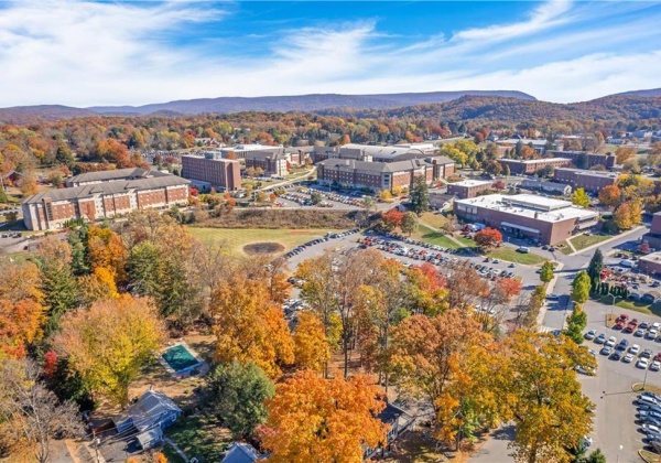 Aerial View - House & College