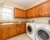 1st floor laundry room with sink