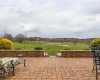 Lower level patio overlooking golf course