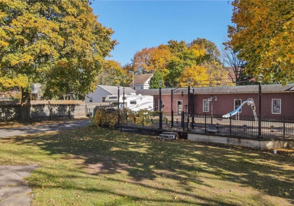 Inground pool and 10 car garage