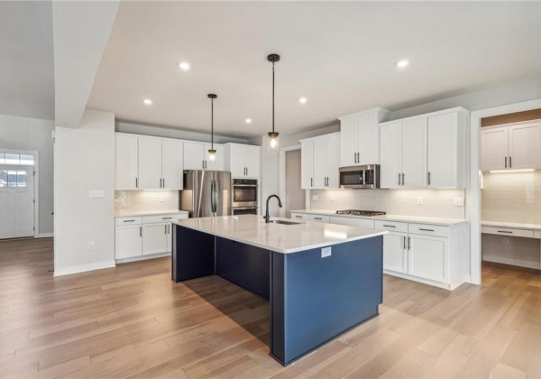 Kitchen with rear pantry/work desk