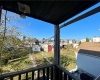 Deck view of back yard