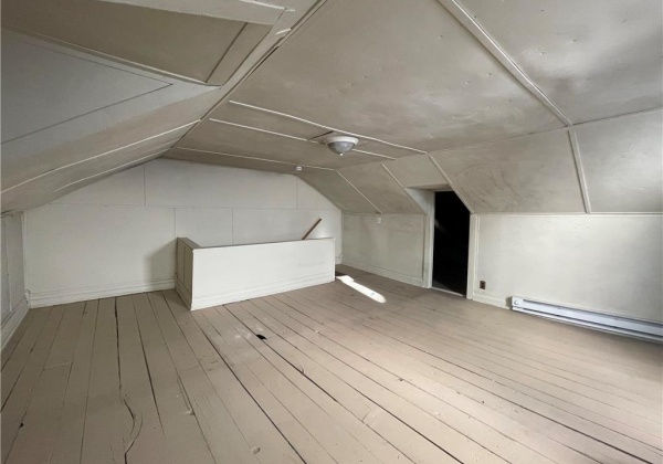 Attic space with ample storage space