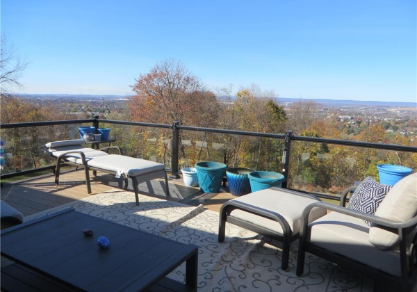 Deck off sunroom