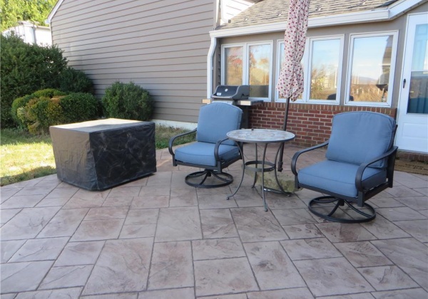 Patio off sunroom