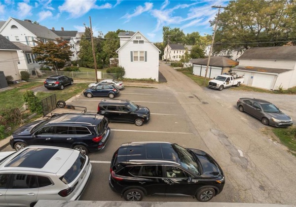 12 car off-street, private parking. Each unit has 2-car off-street parking!