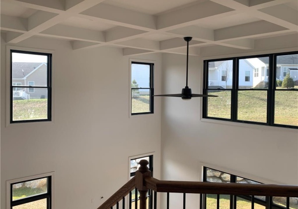 Family room from back staircase