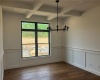 Dining room with attractive trim