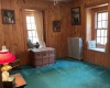 One of the upstairs bedrooms with deep window sills.