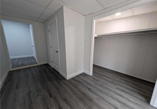 Foyer in rear/closet storage