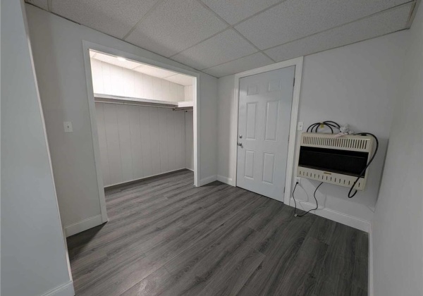 Foyer in rear/closet storage