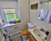 Original hall bathroom with tub/shower combo