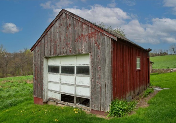 Yet another building - garage/storage with outhouse on the back!