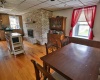 View from foyer to eat-in Kitchen