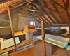 Huge attic contains the ductwork to keep the home comfortable year-round