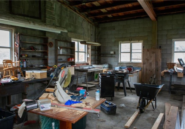 Lots of opportunities for workshop or possibly convert to additional living space!