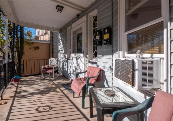 Front covered porch