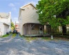 back of the home, shared driveway