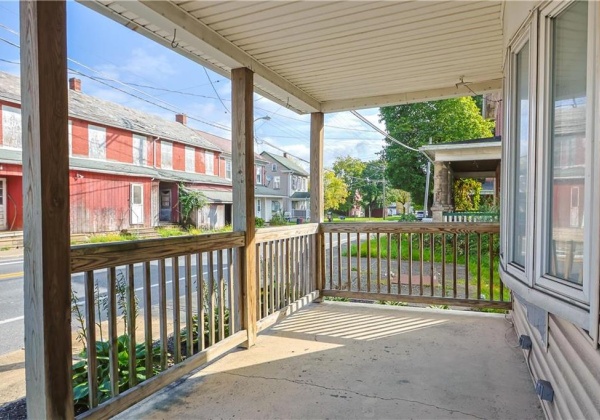 Covered front porch