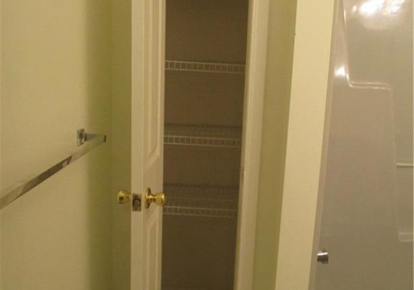 full bathroom closet