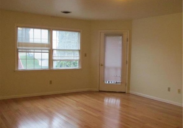 side view of living room from doorway