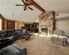 Living room toward kitchen