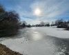 Frozen pond