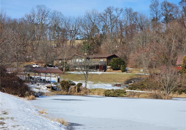 View of house from pond