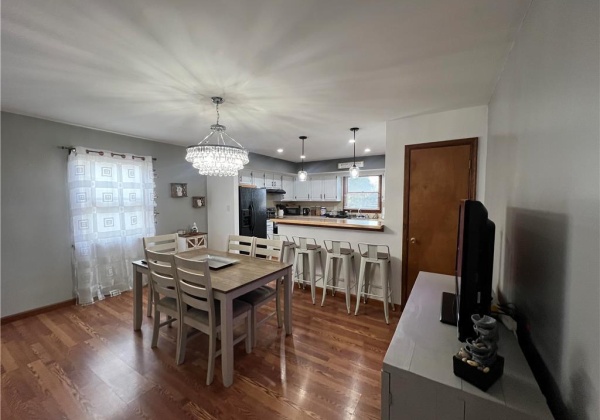 Open concept Dining Room to Kitchen