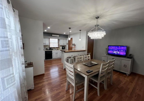 Open concept Dining Room to Kitchen