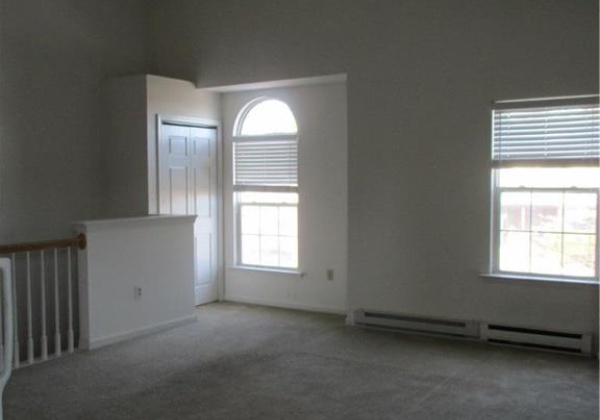 living room view from hallway